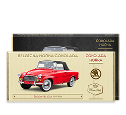 Čokolády s motivem retro automobilů